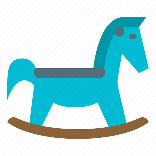 Wooden, horse, toy, child, play, kid, rocking icon - Download on Iconfinder
