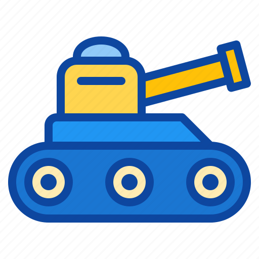 Tank, toy, play, child, kid, military, war icon - Download on Iconfinder