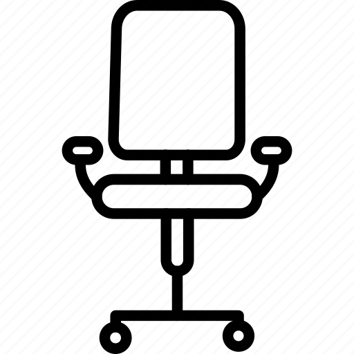 Furniture, mesh chair, office chair, office furniture, revolving chair icon - Download on Iconfinder