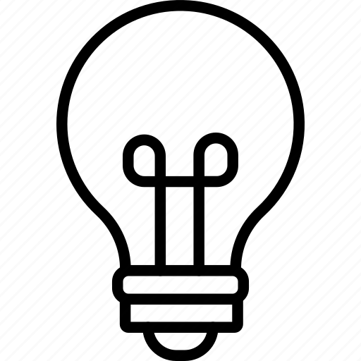 Bulb, bulb on, electricity, idea, light, lightbulb icon - Download on Iconfinder
