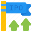 ipo, public, company, trade, financial, investment, stock