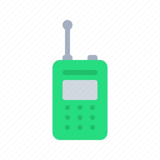 Communication, handy talky, mobile, phone, radio, radiotelephone, walkie talkie icon - Download on Iconfinder