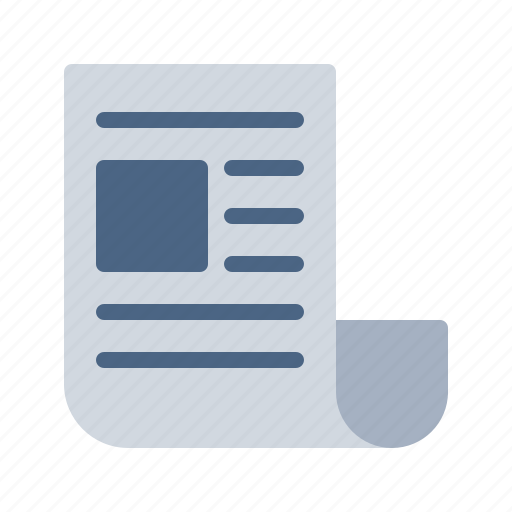 Article, letter, magazine, magazines, newspaper, paper, text icon - Download on Iconfinder