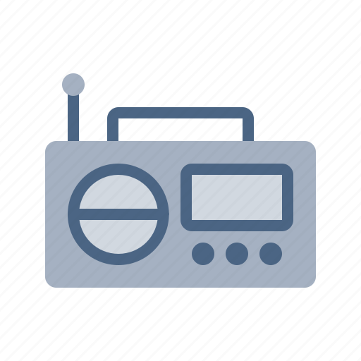 Music, podcast, radio, radio set, radio station, sound, vintage radio icon - Download on Iconfinder