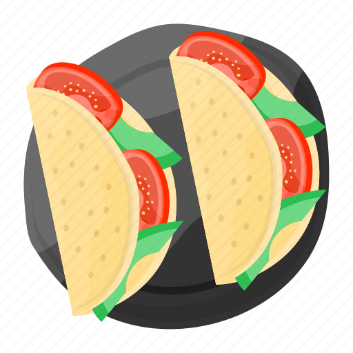 Veggie wrap, chicken, fast food, turkish, shawarma, roll, tomatoes icon - Download on Iconfinder