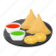 samosa, chicken samosa, snacks, indian cuisine, dish, cooking 