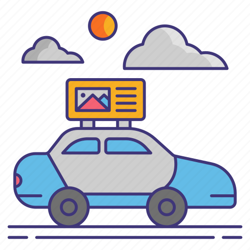 Ads, display, taxi icon - Download on Iconfinder