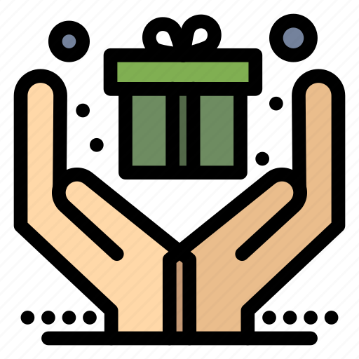 Gift, hands, present icon - Download on Iconfinder