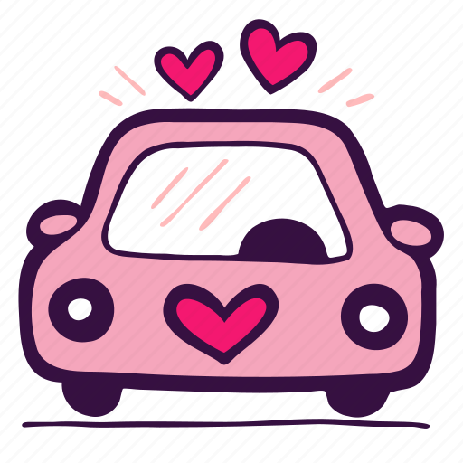 Auto, automobile, car, love, transport, travel, wedding icon - Download on Iconfinder