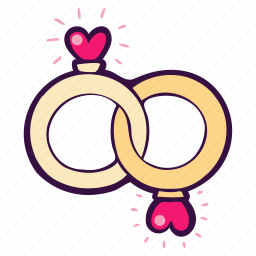 Diamond, heart, jewelry, love, marriage, rings, wedding icon - Download on Iconfinder