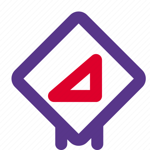 Slope, pictogram, traffic icon - Download on Iconfinder
