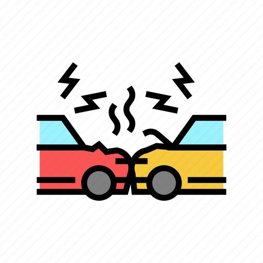 Cars, accident, transport, broken, light, human icon - Download on Iconfinder