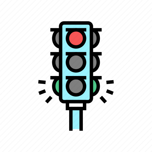 Traffic, light, transport, accident, human, crossing icon - Download on Iconfinder