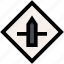intersection, traffic, sign, alert, road, signaling 