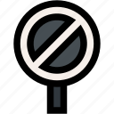 no, waiting, traffic, sign, road, intersection, forbidden