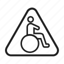disability, disabled, handicapped, sign, traffic, wheelchair