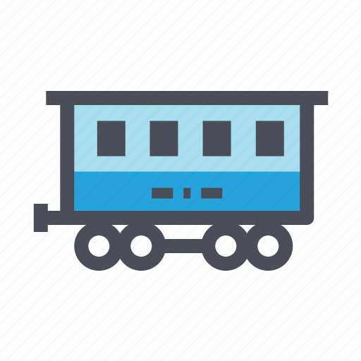 Bogie, cable, passenger, railway, station, train, transport icon - Download on Iconfinder