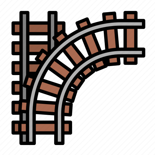 Train, railway, track, architecture and city, rail, transport, railroad icon - Download on Iconfinder