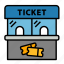 ticket office, ticket window, ticket booth, ticket box, box office, ticket, ticket counter, movie, coupon 