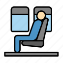 interior, public transport, railway, train, seat, subway, chair, transport, travel