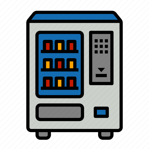 Vending machine, electronics, machine, drinks, snacks, coffee, technology icon - Download on Iconfinder