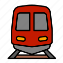 train, subway, railway, mrt, public transport, metro, transportation, vehicle, tram