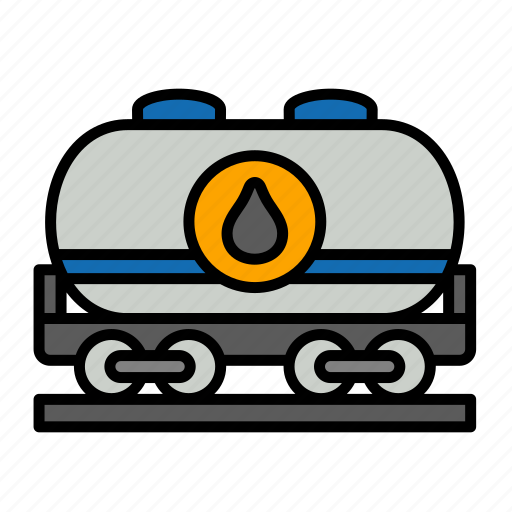 Oil, petroleum, tank, fuel, oil barrel, train, oil tanker icon - Download on Iconfinder