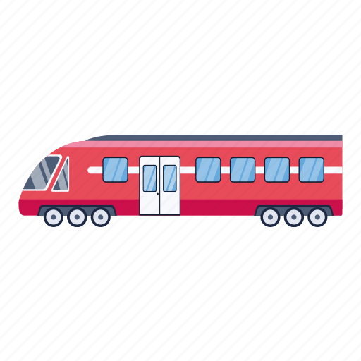 Express train, tram, bullet railway, railway transport, electric train icon - Download on Iconfinder