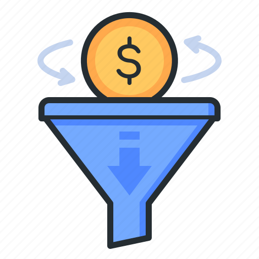 Profit, income, sales, purchase funnel icon - Download on Iconfinder