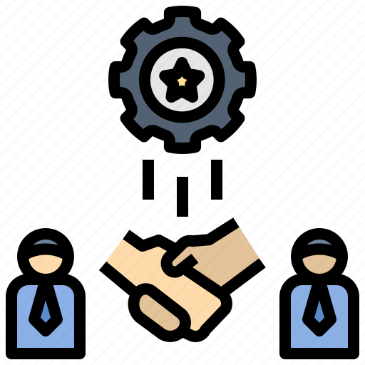 Collaborate, business, partnership, corporation, public relation icon - Download on Iconfinder