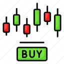 buy, stock, trading, investment, candlestick, chart, market
