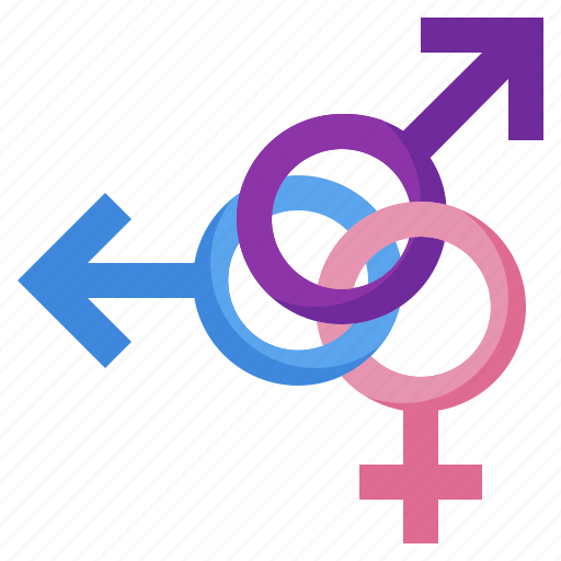 Bisexual, gender, sexuality, homosexuality, sexual icon - Download on Iconfinder