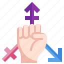transgender, hands, gestures, protest, raise, hand, gesture