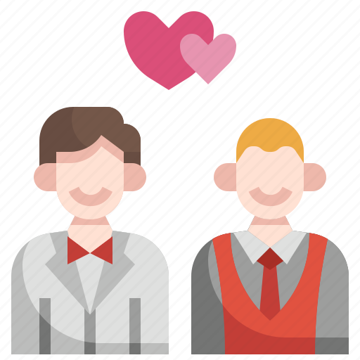Wedding, gay, marry, love, romance, valentines, homosexual icon - Download on Iconfinder