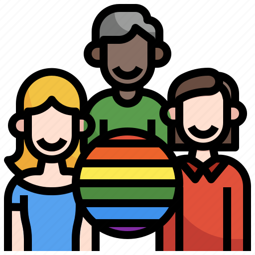 Diversity, pride, parade, queer, lgbt, rainbow, flag icon - Download on Iconfinder