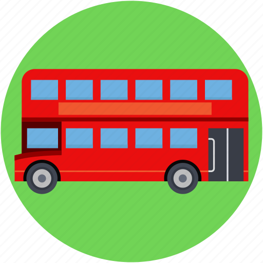 Bus, double bus, double decker, transport, vehicle icon - Download on Iconfinder