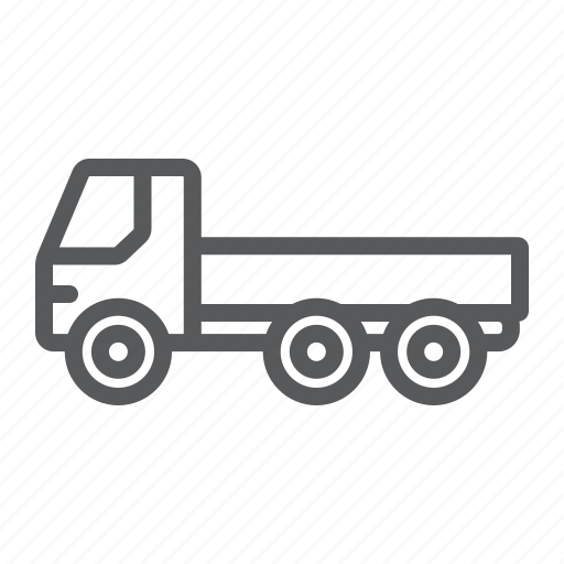 Automobile, cargo, flatbed, service, transport, truck, vehicle icon - Download on Iconfinder