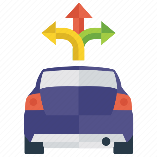 3 way intersection, road sign, three way junction, traffic sign, y intersection icon - Download on Iconfinder