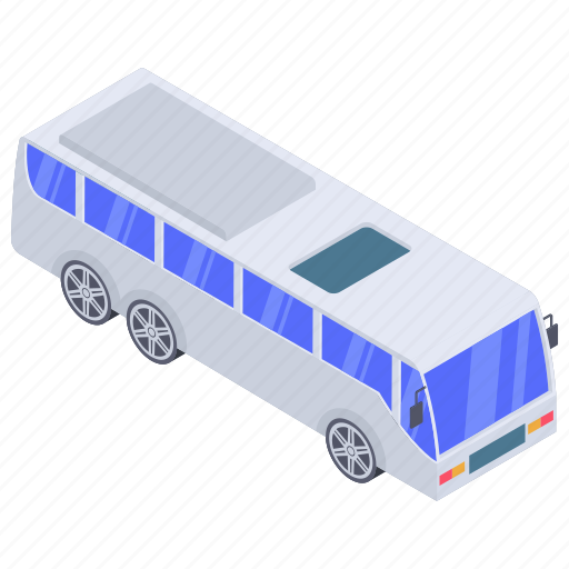 Automobile, bus, conveyance, local bus, passenger local transport, transport, vehicle icon - Download on Iconfinder