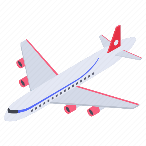 Air transport, aircraft, airplane, plane, traveling plane, vehicle icon - Download on Iconfinder