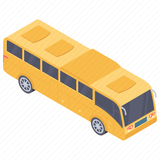 Automobile, city bus, coach, conveyance, local bus, transport, vehicle icon - Download on Iconfinder