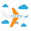 air, airplane, plane, transport, travel 