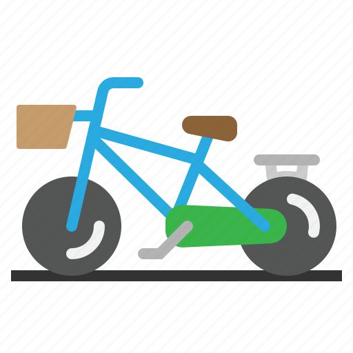 Bicycle, bike, city, shopping, transport icon - Download on Iconfinder