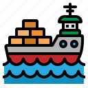 boat, cargo, ship, shipping, transport
