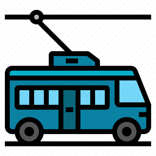 Bus, streetcar, tramcar, tramway, trolley icon - Download on Iconfinder