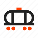 carriage, fuel, oil, railway, tank, train, transport