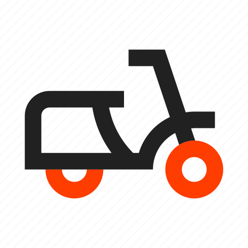 Bike, delivery, scooter, shipping, transport, transportation icon - Download on Iconfinder