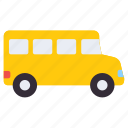bus, automobile, omnibus, transport, vehicle, school bus 