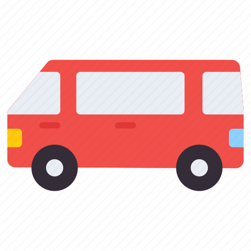 Bus, automobile, omnibus, transport, vehicle, van icon - Download on Iconfinder