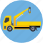 lifter, luggage lifter, tow, tow truck, transport 